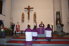 Der heilige Nikolaus in "Heilig Kreuz" Zierenberg